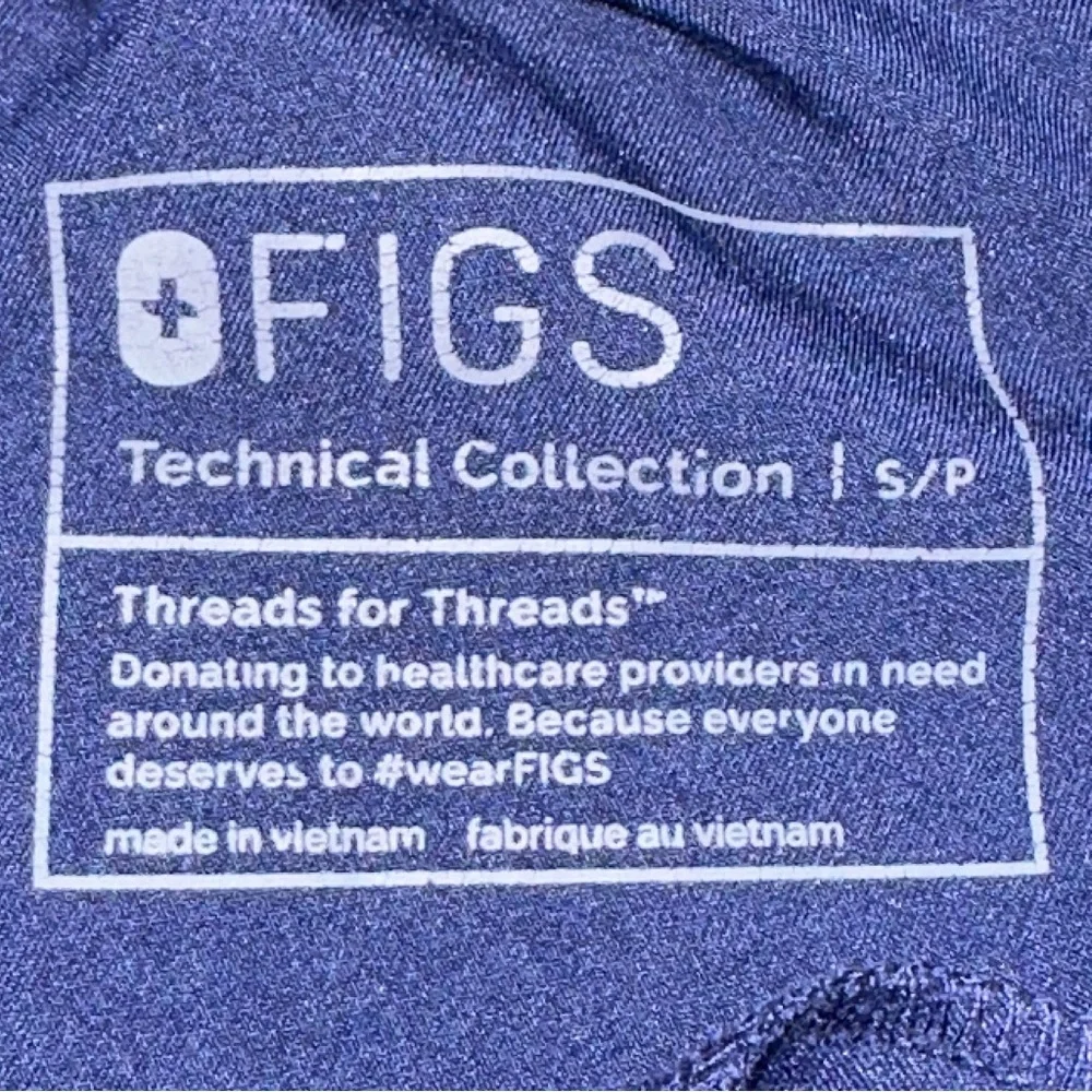 Women’s FIGS Blue Jogger Scrub Pants - Picture 7 of 8